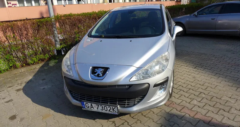 małopolskie Peugeot 308 cena 16800 przebieg: 93700, rok produkcji 2010 z Gdynia